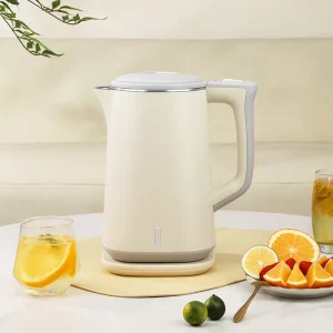 Portable Automatic Smart 304 Stainless Steel Cordless Boil Dry Protection 1.8L 1500W Keep Warm Electric Kettle