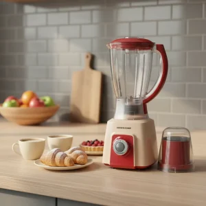Portable Blender 1.5L Capacity 4 Blades Multifunctional Kitchen Appliance for Fresh Fruit Juicing