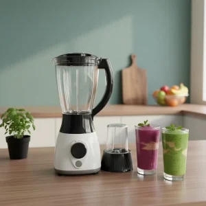 Portable Blender Kitchen Appliance Multifunctional 1.4L Capacity 250W Power Food Processor Combo Machine Juicer Grinder