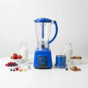 Portable Blender Kitchen Appliance Multifunctional 4 Blades 4 Speeds 1.5L Capacity Electric Fruit Juicer Smoothie Maker