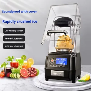 Portable Blender Soundproof Smoothie Maker Commercial Milk Tea Shop Juice Large Capacity Silent Shaved Ice Machine