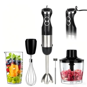 Portable Blender Stainless Steel Hand Blender Set With Held Stick Sticker Blender Juice