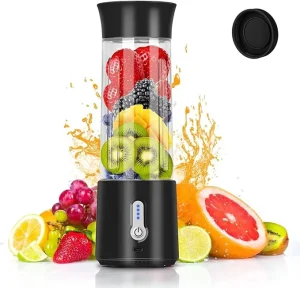 Portable Blender for Shakes and Smoothies 500ml Electric Juicer 4000mAh Smoothie Blender with BPA Free Material