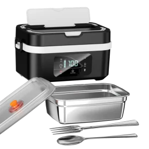 Portable Cordless Electric 5000mAh*6 USB Battery 167 212℉ 100W Power Bank Smart Lunch Box