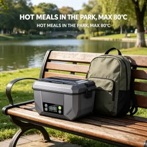 Portable Cordless Electric Heated Lunch Box Automatic Self Heating Food Warmer Electric Heated Lunch Box for Office School