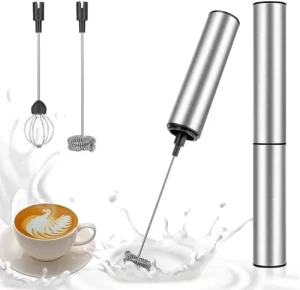 Portable Durable Battery Operated Coffee Mixer Handheld Automatic Milk Frother Electric Milk Frother with Stand