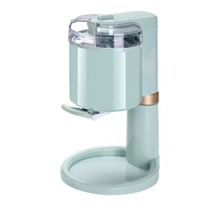 Portable Electric Automatic Small Home Ice Cream Machine Full Automatic Mini Fruit & DIY Cone Maker for Family Party Outdoor