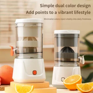Portable Electric Citrus Juicer Brushless Motor Quiet USB Power Source Plastic Smoothie Juice Car Household Outdoor