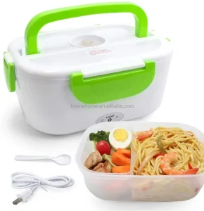 Portable Electric Heating Lunch Box Electric Self Heating Food Warmer Lunch Box