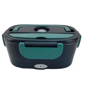 Portable Electric Heating Lunch Boxes 3 In1 Water Free Food Heater Bento Box with Fork and Spoon