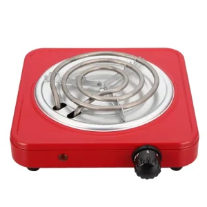 Portable Electric Hot Plate 1000W Single Coil Stove Countertop Burner with 5 Heat Settings for RV Dorm