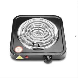 Portable Electric Hot Plate Stove with Single Burner Speed Adjustable Heating Stove for Home Cooking and Coffee Making