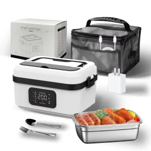 Portable Electric Insulated Lunch Box Foldable Kitchen Food Container for Office Camping No Water Injection Heated Lunch Box
