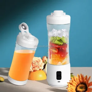 Portable Electric Juicer Blender 600ML USB Rechargeable Leak Proof BPA Free Fruit Milkshake Smoothie Car Outdoor Camping Picnic