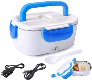 Portable Electric Lunch Box Food Heater with Removable Container USB Power Source for Home Car Outdoor RV Use