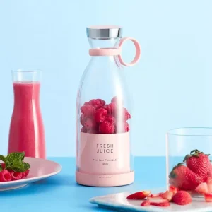 Portable Electric Mini Blender Smoothie Fresh Juice Cup Bottle Juicer