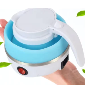 Portable Electric Silicone Jug Kettle Foldable Travel Water Boiler Keep Warm for Camping Outdoor for Home Kitchen Use