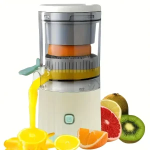 Portable Electric USB Rechargeable Blender Stainless Steel Citrus Fruit Juicer for Oranges for Outdoor Household and RV Use