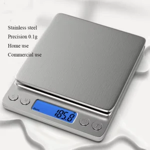 Portable Electronic Mini Digital Kitchen Scales Smart Food Scale Weighing Tools Battery Powered