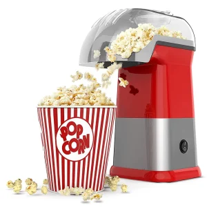 Portable Fast Hot Air Popper Popcorn Maker Machine With Top Cover