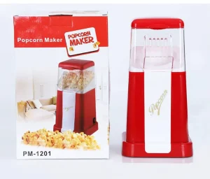 Portable Fast Popcorn Maker 220V with Top Cover Small Automatic Electric Children’s Popcorn Machine