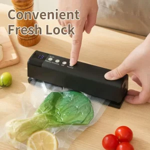 Portable Food Vacuum Sealer Multi Function Mechanical Vegetable Meat Food Preservation Vacuum Sealer