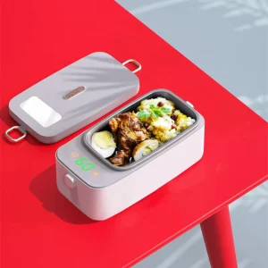 Portable Food Warmer Lunch Heating Box Rechargeable 16000mAh 60W Electric Lunch Box for Truckers Campers Students