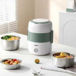 Portable Food Warmer with 304 Stainless Steel for Home and Office