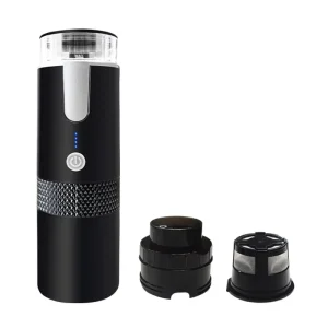 Portable Fully Automatic Plastic Battery Powered Mini Coffee Machine for Home Office RV Travel