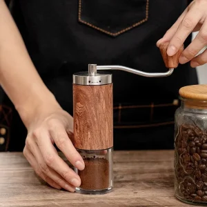 Portable Hand Coffee Grinder Coffee Bean Grinder for Home Use Hand Espresso Grinder Perfect for Home Office and Camping