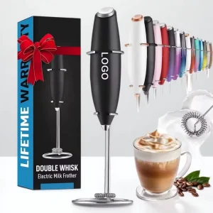 Portable Handheld Electric Milk Frother Foam Maker Blender Stirrer for Coffee & Milk