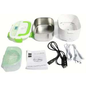 Portable Heated Electric Lunch Box Food Warmer 12V 24V 110V 220V