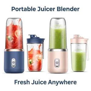 Portable Juicer Blender Electric 6 Blades Juicer Cup Household Commercial Food Grade USB Charging