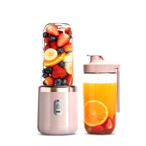 Portable Juicer Cup USB Charging Wireless Blender Quick Mixer for Home Daily Use