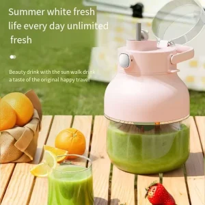 Portable Large Capacity Juice Barrel 10 Knife Head Multi Function Electric Fruit and Vegetable Juicer