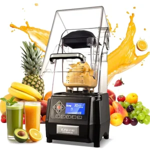 Portable Liquidizer Commercial Blender Smoothies Machine Heavy Duty Juicer Blender Juice Extractor for Bar Coffee Shop
