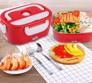 Portable Lunch Box Sets Safe Stainless Steel Food Warmer Electric Lunch Box