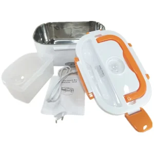 Portable Lunch Box Sets Safe Stainless Steel Food Warmer Electric Lunch Box With Carry Bag