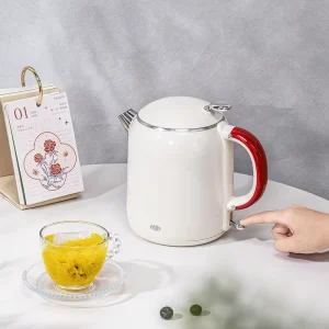 Portable Mini 1.0L Household Office Travel Digital Control Automatic Shut-off Electric Kettle