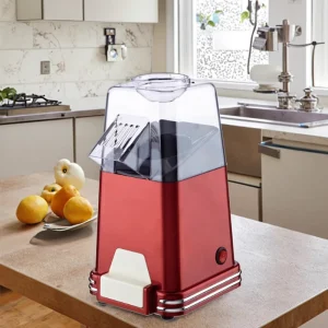 Portable Mini 1107K Electric Popcorn Maker Machine Small Household Kitchen Appliance Made of Plastic