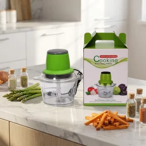 Portable Mini 250W Electric Meat Grinding & Vegetable Chopping Food Chopper with 4 Blade