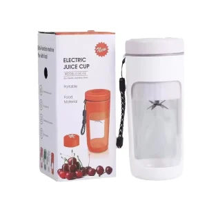 Portable Mini 400ml USB Rechargeable Masticating Juicer with Stainless Steel Blades Low Noise for Outdoor Car & Household Use
