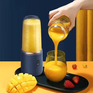 Portable Mini Electric Fruit Smoothie Blender Juice Extractor and Food Processor Machine for Home Use
