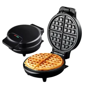 Portable Mini Electric Pancake Omelet Sandwich Burr Waffle Maker Non Stick Coating for Household Hotel Kitchen Use