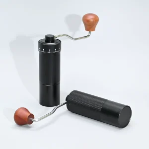 Portable Mini Hand Crank Coffee Grinder Stainless Steel Conical Burr Easy Manual Operation Home Use Travel Tea Beans Stocked