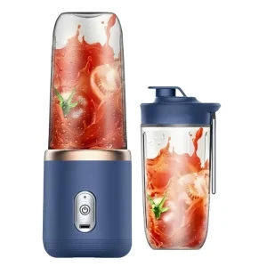 Portable Mini Juicer Wireless Household Multi Functional USB Rechargeable Electric Juice Cup with 6 Blades