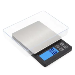 Portable Mini Pocket Scale 0.1g LCD Display Battery Powered Kitchen Weighing Scale Household Kitchen Use