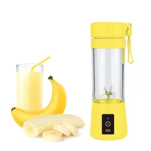 Portable Mini USB Rechargeable Blender 380ML Travel Juicer Cup for Shakes Smoothies Hand Fruit Blender Battery Power Source