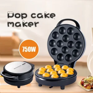 Portable Non stick Octopus Dumplings Machine 14 hole Household Takoyaki Bread Machine Baking Cake Maker Electric Waffle Maker