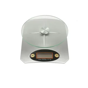 Portable Nutrition Tempered Glass LCD High precision Digital Kitchen Food Scales 5kg Capacity 1g Accuracy OEM Customizable